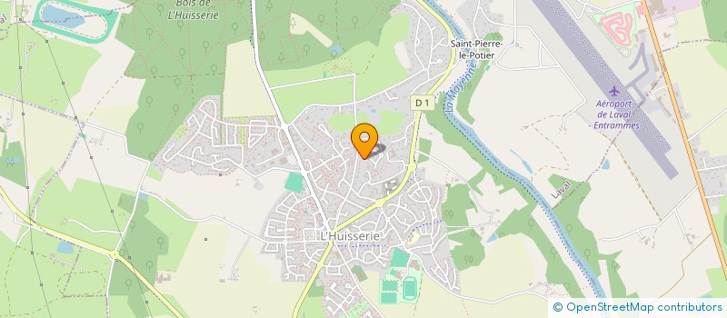 localisation de l'entreprise FELIX DE BRETAGNE  L'HUISSERIE