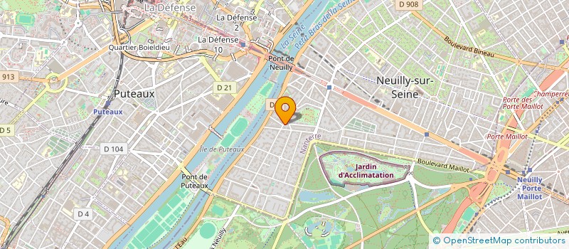 localisation de l'entreprise FELIX ELMEL à NEUILLY-SUR-SEINE