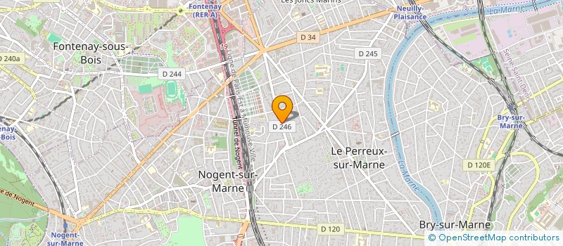 localisation de l'entreprise FELIX FAURE  LE PERREUX-SUR-MARNE
