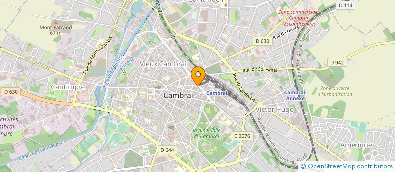 localisation de l'entreprise FELIX FELICIS à CAMBRAI