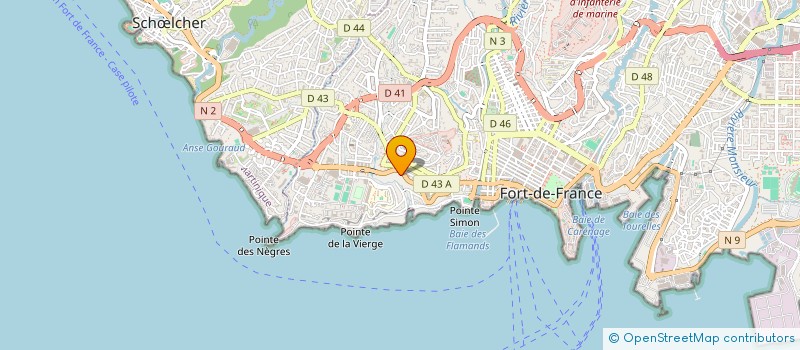 localisation de l'entreprise FELIX H  FORT-DE-FRANCE