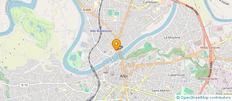 localisation de l'entreprise FELIX PATRIMOINE à ALBI