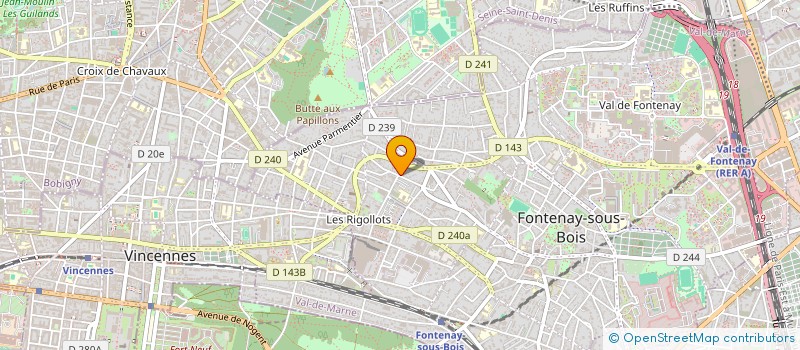 localisation de l'entreprise FELIZ-LELA à FONTENAY-SOUS-BOIS