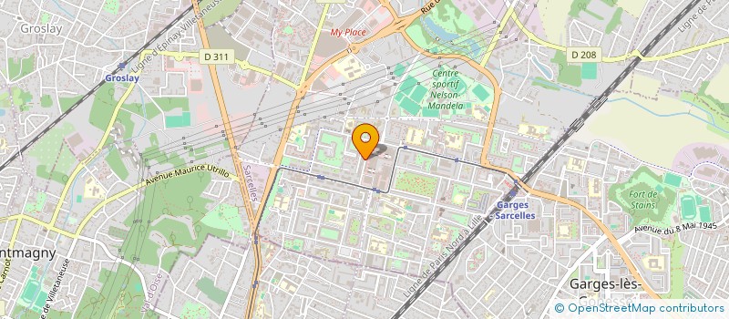 localisation de l'entreprise FELL ART à SARCELLES