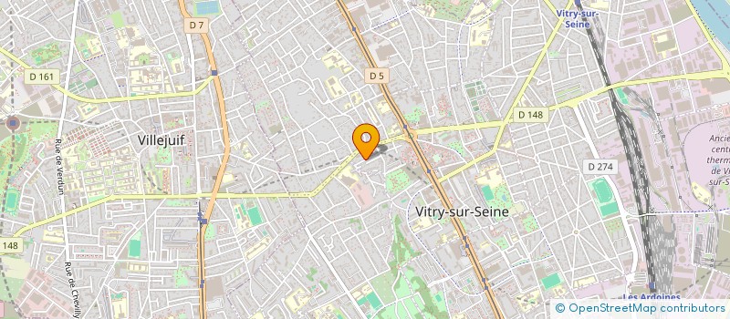 localisation de l'entreprise FELL'S COFFEE à VITRY-SUR-SEINE