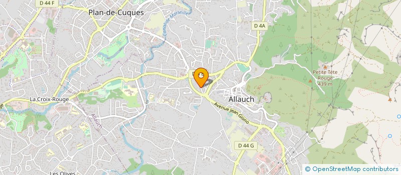 localisation de l'entreprise FELLAH  ALLAUCH