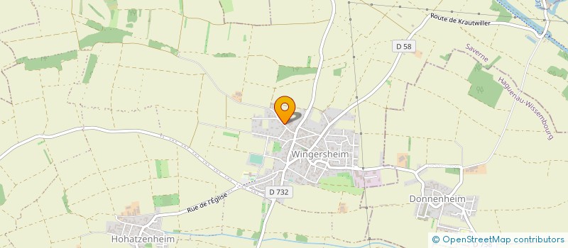 localisation de l'entreprise FELLER SYSTEMS à WINGERSHEIM LES QUATRE BANS
