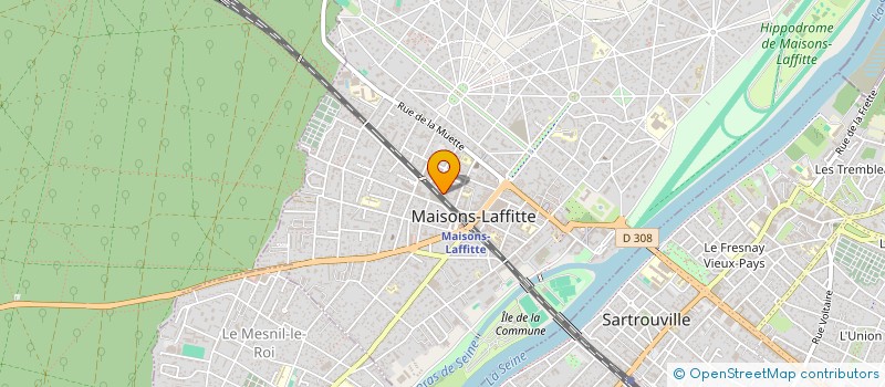 localisation de l'entreprise FELLOWES FRANCE à MAISONS-LAFFITTE