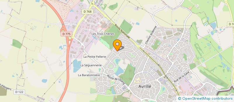 localisation de l'entreprise FELMAN  AVRILLE