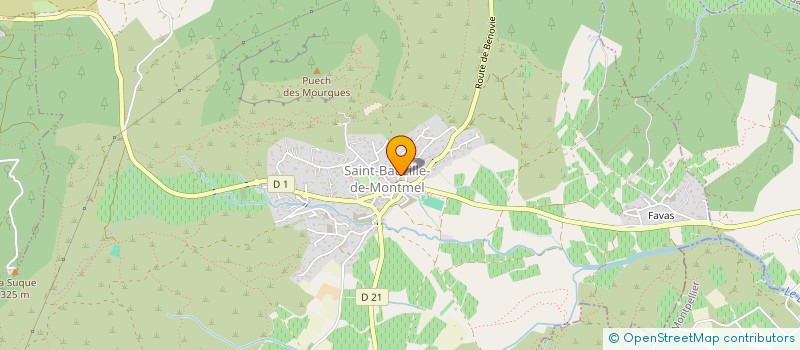 localisation de l'entreprise FELT IMMOBILIER  SAINT-BAUZILLE-DE-MONTMEL