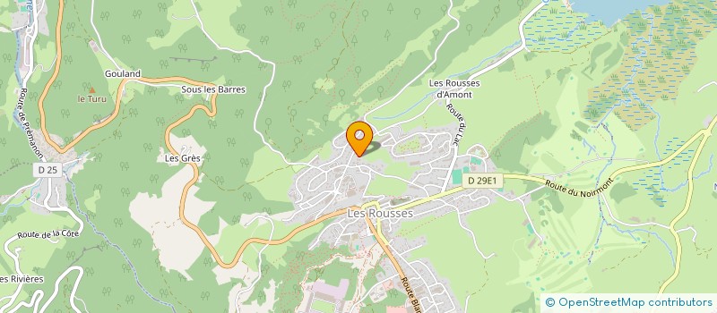 localisation de l'entreprise FELVIC  LES ROUSSES