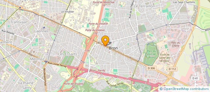 localisation de l'entreprise FELYANES  BRON