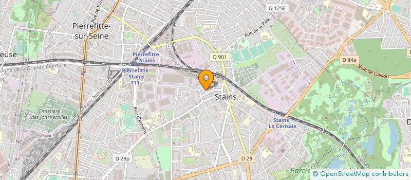 localisation de l'entreprise FEM BAT  STAINS