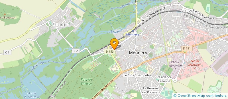 localisation de l'entreprise FEM ETUDE DE PRIX à MENNECY