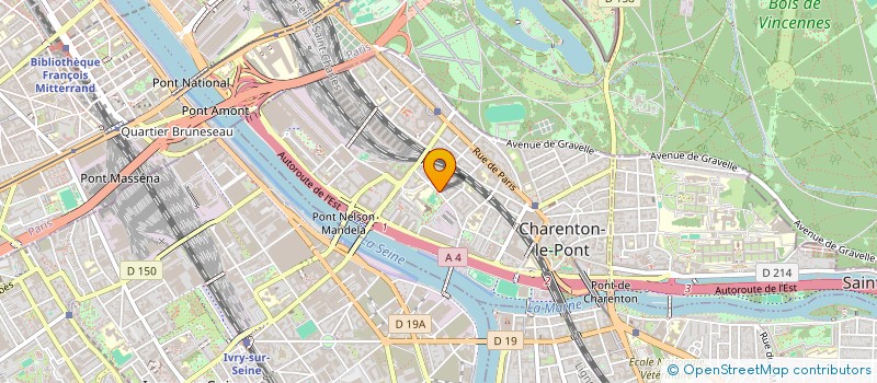 localisation de l'entreprise FEM FINANCIERE D'EXPLOITATION MARCIANO  CHARENTON-LE-PONT