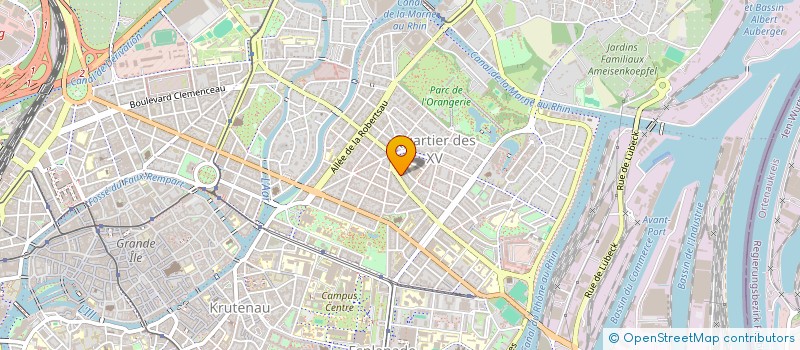 localisation de l'entreprise FEM INVEST à STRASBOURG