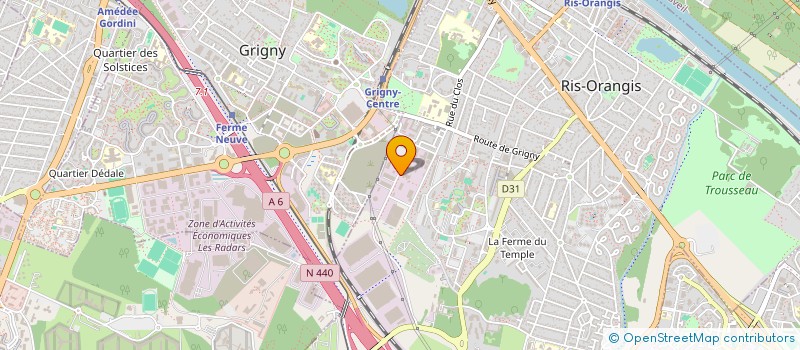 localisation de l'entreprise FEM SERVICES  RIS-ORANGIS