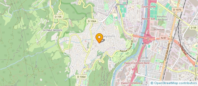 localisation de l'entreprise FEMA à SEYSSINS