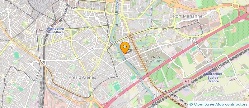 localisation de l'entreprise FEMA DISTRIBUTION à MONTPELLIER