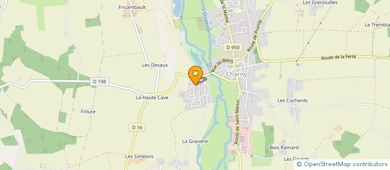 localisation de l'entreprise FEMABAP à CHARNY OREE DE PUISAYE