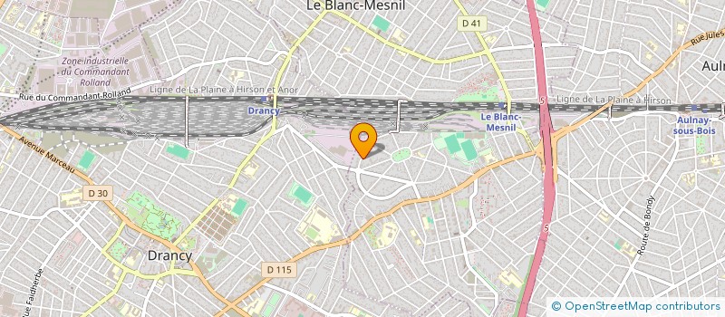 localisation de l'entreprise FEMIMARS PRODUCTION à LE BLANC-MESNIL