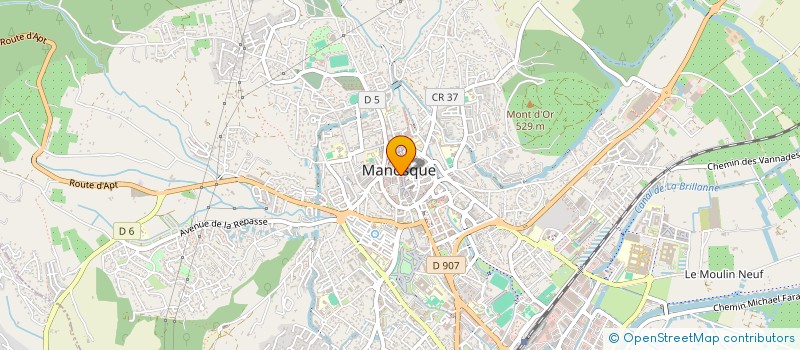 localisation de l'entreprise FEMINA à MANOSQUE