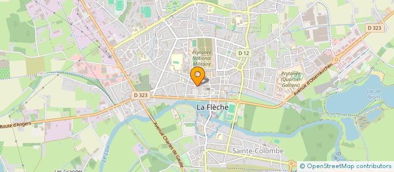 localisation de l'entreprise FEMINA  LA FLECHE