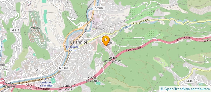 localisation de l'entreprise FEMINI à LA TRINITE