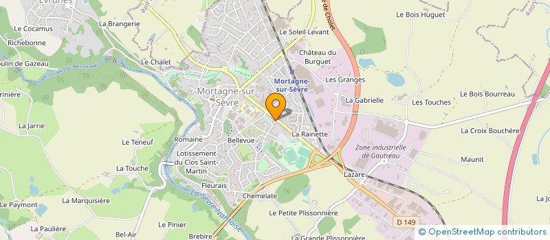 localisation de l'entreprise FEMINI STYL' à MORTAGNE-SUR-SEVRE