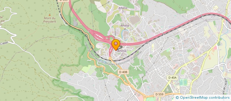 localisation de l'entreprise FEMINIL SA à LA CIOTAT