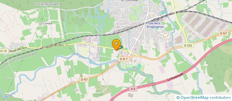 localisation de l'entreprise FEMININ NATURE  LES ARCS