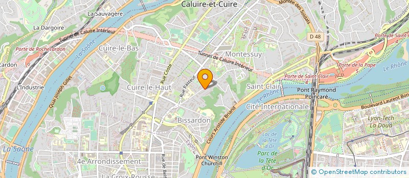 localisation de l'entreprise FEMININ NATURE INSTITUT  CALUIRE-ET-CUIRE