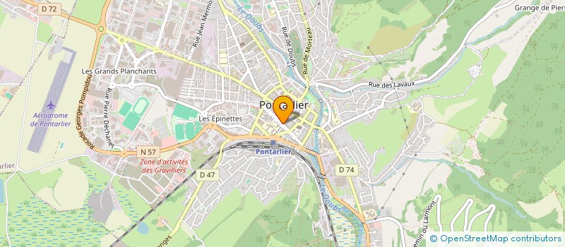 localisation de l'entreprise FEMINISTES AU PRESENT  PONTARLIER