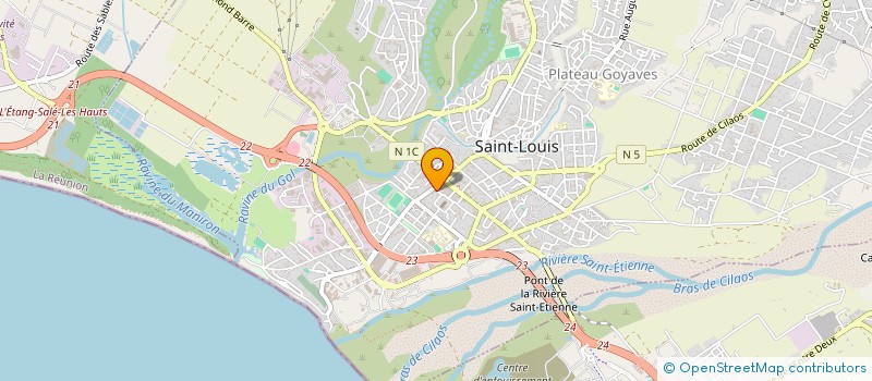 localisation de l'entreprise FEMINITE à SAINT-LOUIS