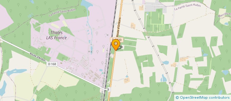 localisation de l'entreprise FEMINITE EN FETE  LA FERTE-SAINT-AUBIN