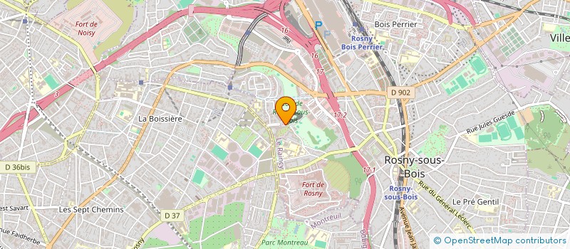 localisation de l'entreprise FEMINITE REBELLE à ROSNY-SOUS-BOIS