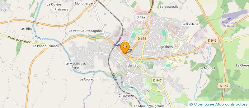 localisation de l'entreprise FEMIREDA à BELLAC
