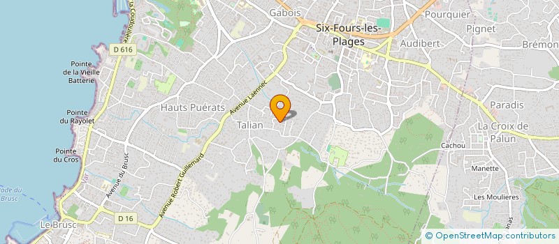 localisation de l'entreprise FEMM à SIX-FOURS-LES-PLAGES