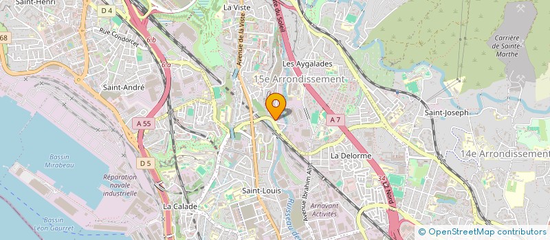localisation de l'entreprise FEMM ACTIVE 13 à MARSEILLE