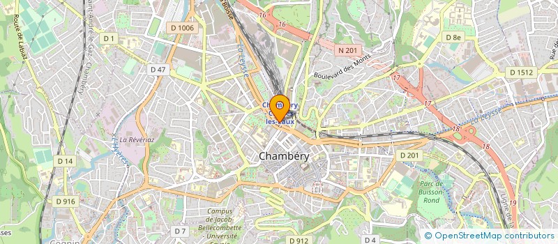 localisation de l'entreprise FEMME ACCUEIL PROMOTION à CHAMBERY