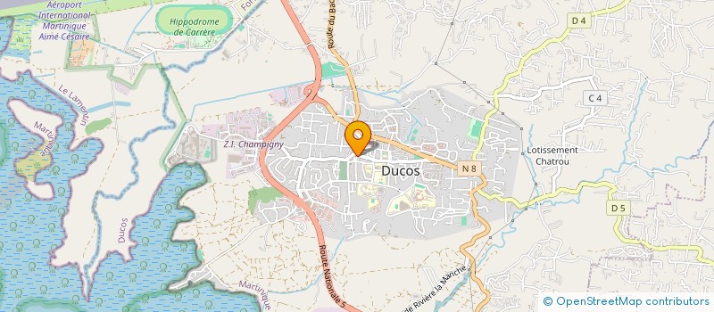 localisation de l'entreprise FEMME INFLUENTE WEST INDIES (FI WI)  DUCOS