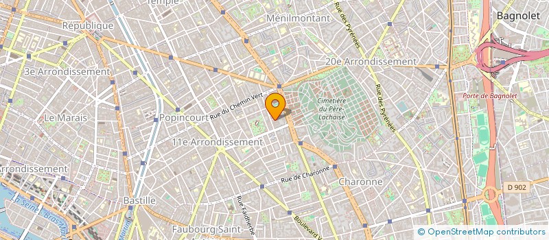localisation de l'entreprise FEMME LABO FABR ETUD MAT ELECT à PARIS