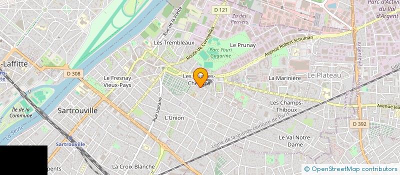localisation de l'entreprise FEMME LIBRE COURAGEUSE INTELLIGENTE ET AMBITIEUSE à SARTROUVILLE