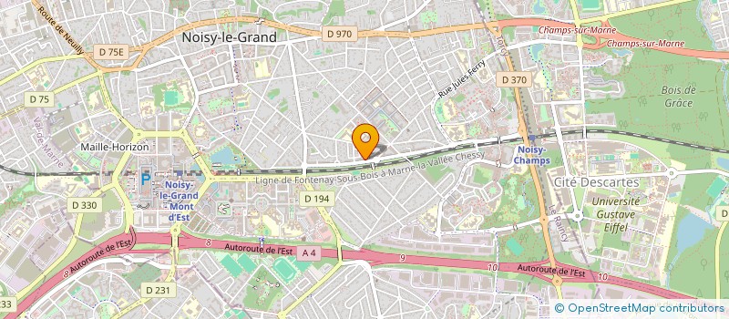 localisation de l'entreprise FEMMENTREPRENDRE  NOISY-LE-GRAND