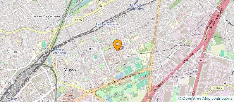 localisation de l'entreprise FEMMES ACTIVES à MASSY