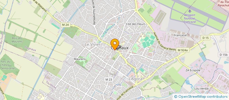 localisation de l'entreprise FEMMES ACTIVES DE CUGNAUX à CUGNAUX