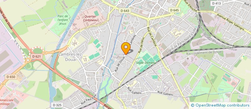 localisation de l'entreprise FEMMES ACTIVES DU DOUAISIS à DOUAI