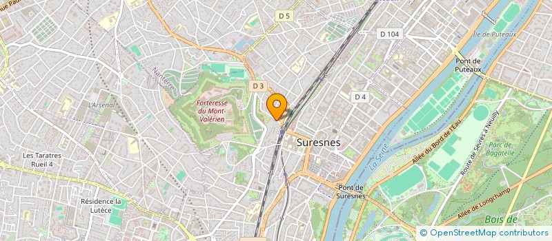localisation de l'entreprise FEMMES ACTIVES ET FOYER à SURESNES