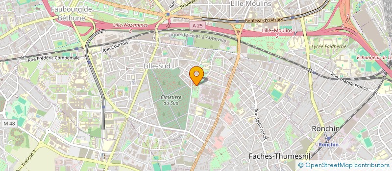 localisation de l'entreprise FEMMES AGISSANT POUR UN MIEUX ETRE à LILLE