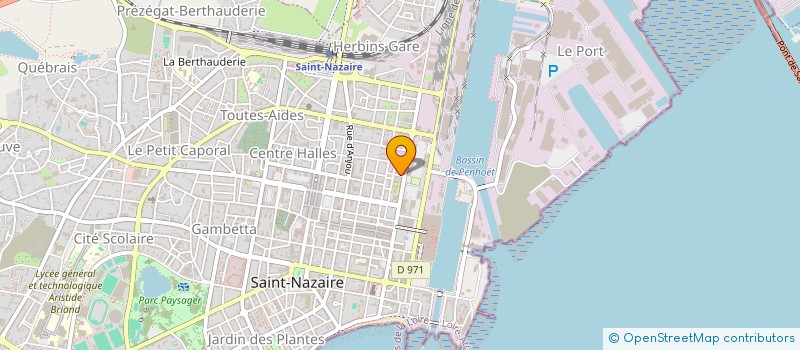 localisation de l'entreprise FEMMES AVANT TOUTES 44  SAINT-NAZAIRE